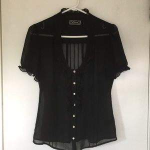 Sheer Guess Blouse